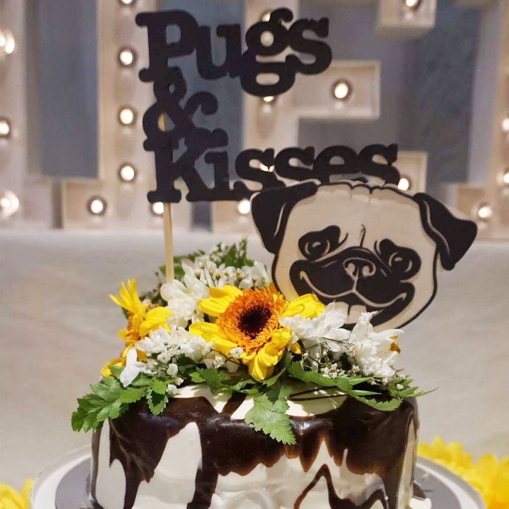 Cake Topper Pug