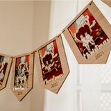 Christmas Photo Bunting Plaque