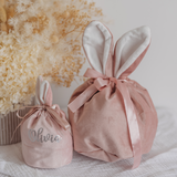 Easter - Velvet Bunny Bag with Printed Name