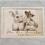 Easter Box - Bunnies with Butterfly