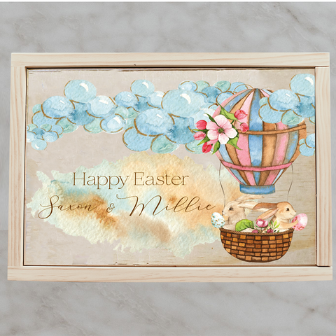 Easter Box - Hot Air Balloon Bunny