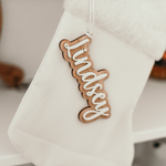 Stocking Or Santa Sack Ornament - Name Design