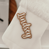 Stocking Or Santa Sack Ornament - Name Design