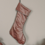 Christmas Velvet Stocking Plain